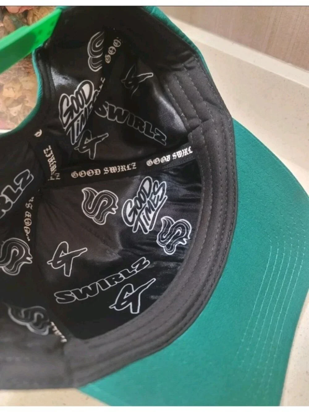 Swirlz WorldWide Official Good Times One Size Mens New Green
